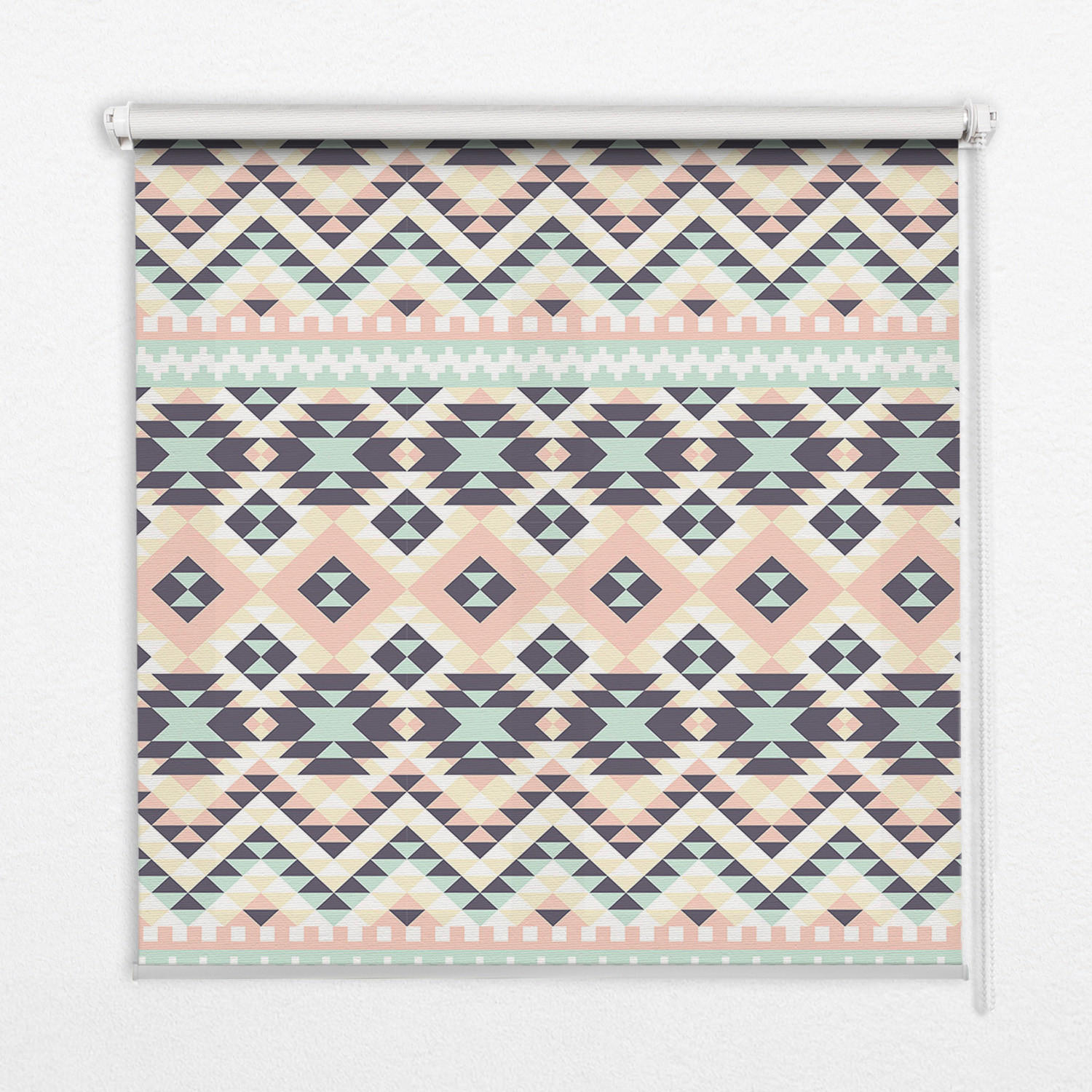 TULUP VNITŘNÍ roleta - okenní roleta - roleta - 140x140 cm - Trojúhelníkový vzor
