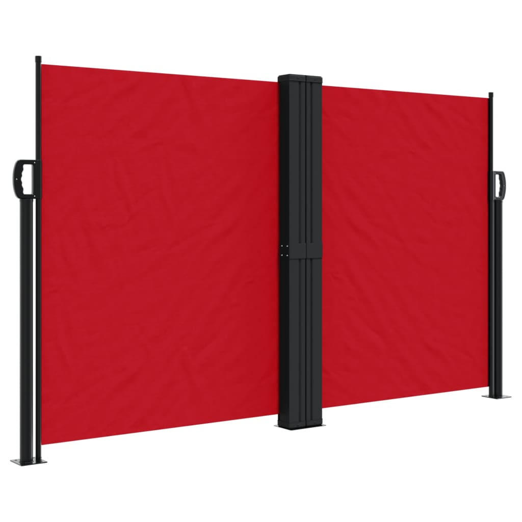 SEITENMARKISE Ausziehbar Rot 140x1000 cm - Rot, Metall (1000/140cm) - furnicato