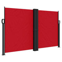 SEITENMARKISE Ausziehbar Rot 140x1000 cm - Rot, Metall (1000/140cm) - furnicato
