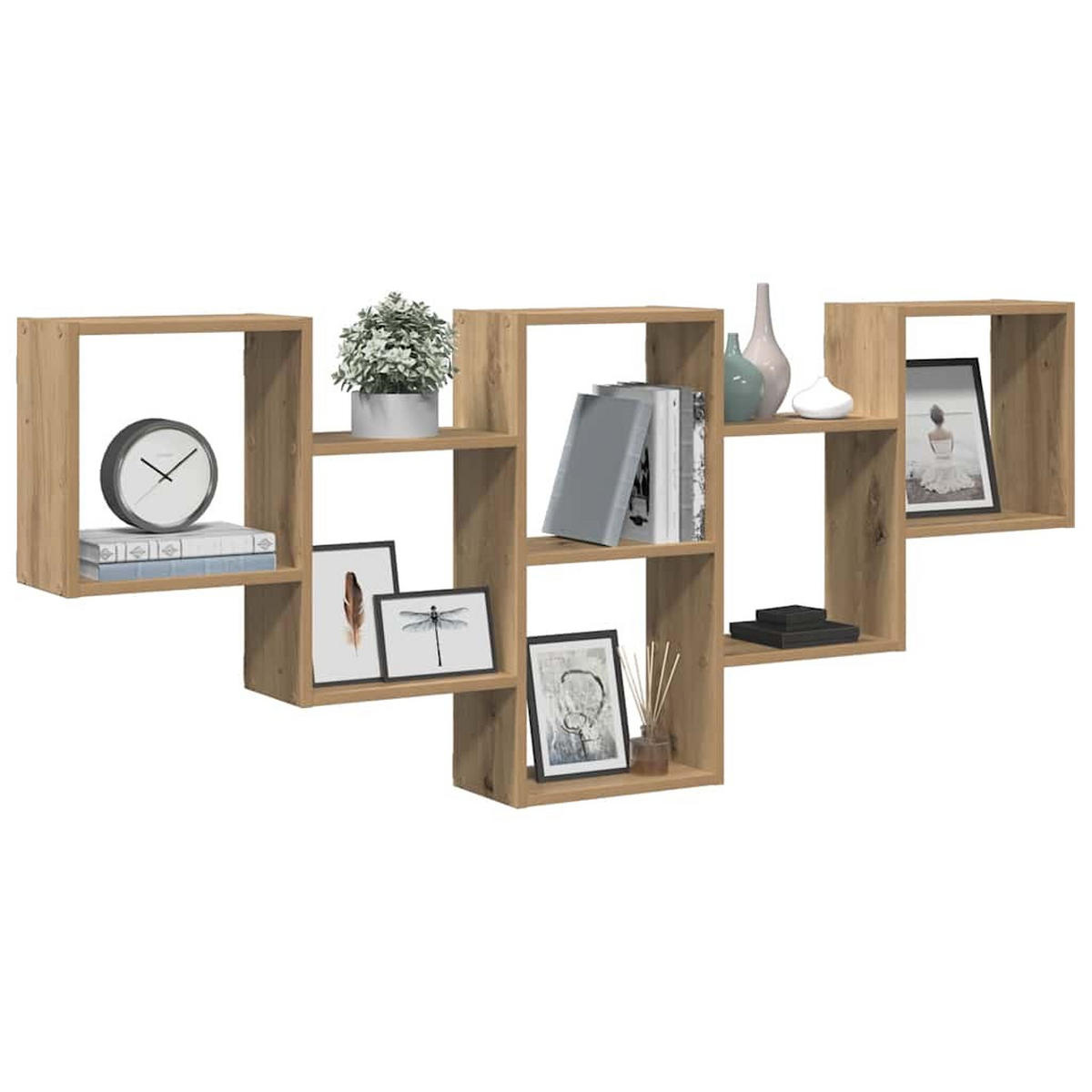 WANDREGAL Artisan-Eiche 159/18/66 Cm Holzwerkstoff - Braun, Holzwerkstoff (18/66/159cm) - vidaXL