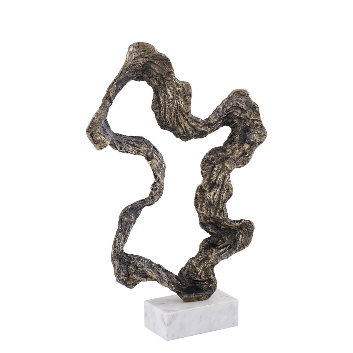 SKULPTUR Maryan Gold 37/7/56cm - Goldfarben, Metall (7/56/37cm) - PTMD Collection