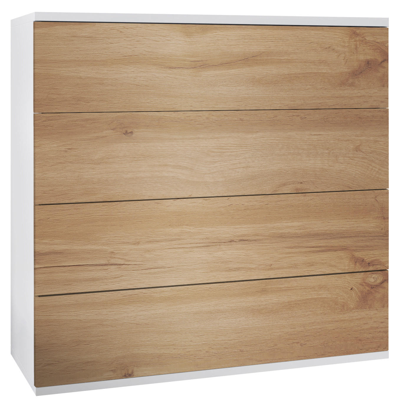 KOMMODE Pavos Eiche Wotan - Eiche Wotan, Holzwerkstoff (76/76/35cm) - Vladon