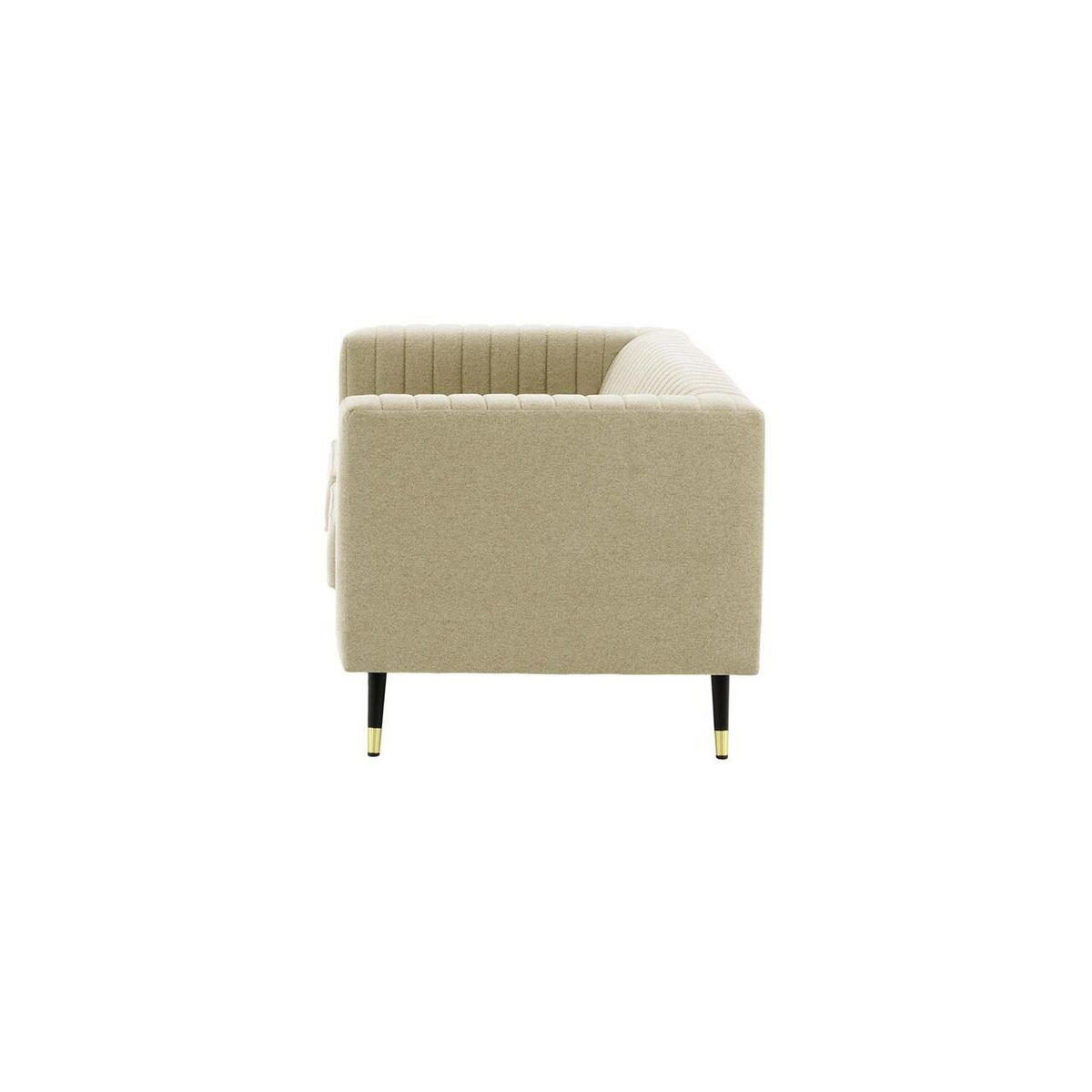 ZWEISITZER-SOFA Slender-Baku 15 - Weiß, Holz/Textil (170/71/83cm) - SLF24