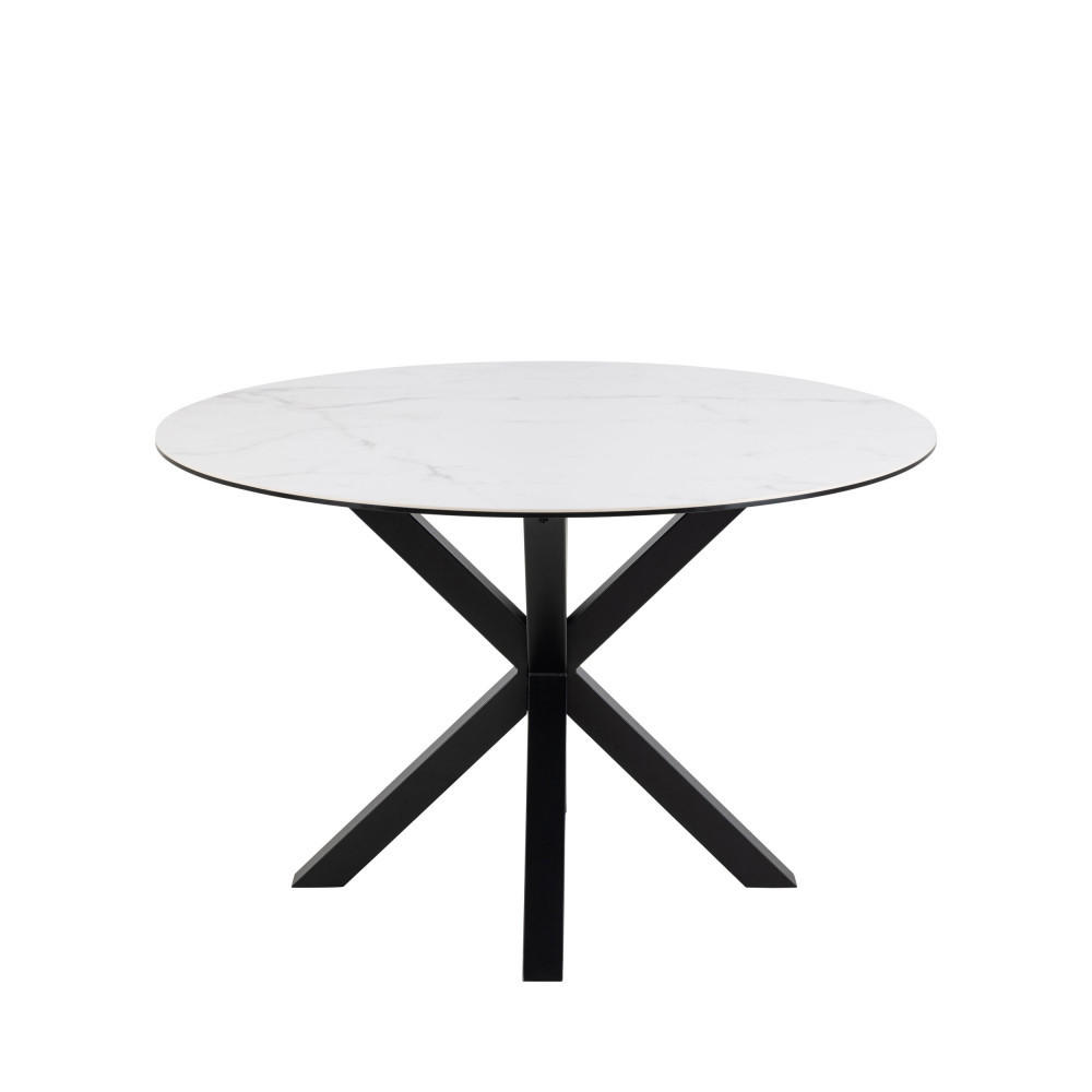 ESSTISCH - Keramik - Weiss - Weiß, Keramik (119/119/76cm) - Drawer