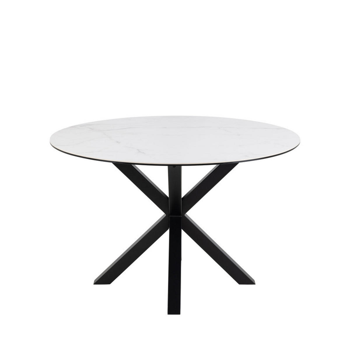 ESSTISCH - Keramik - Weiss - Weiß, Keramik (119/119/76cm) - Drawer