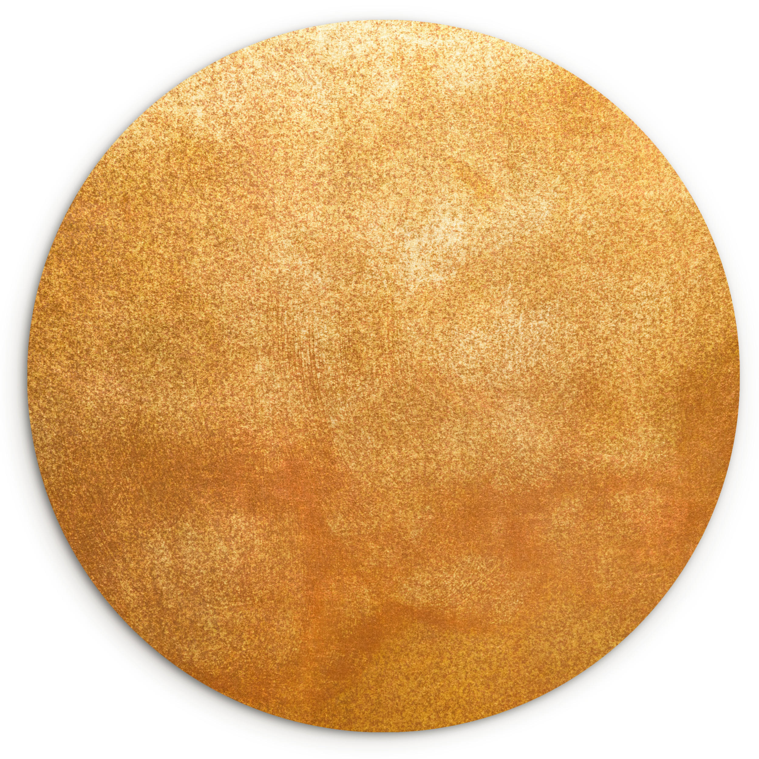 MuchoWow NÁSTĚNNÝ OBRAZ Železo - Rez - Zlato - Kov - Luxusní 60x60 cm