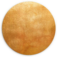 WANDBILD Eisen - Rost - Gold - Metall - Luxus 30x30 cm - Goldfarben, Kunststoff (30/30cm) - MuchoWow