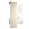 GARDEROBE Carlton Paneel in Creme Hochglanz - Creme, Holzwerkstoff (105/193/35cm) - Vladon
