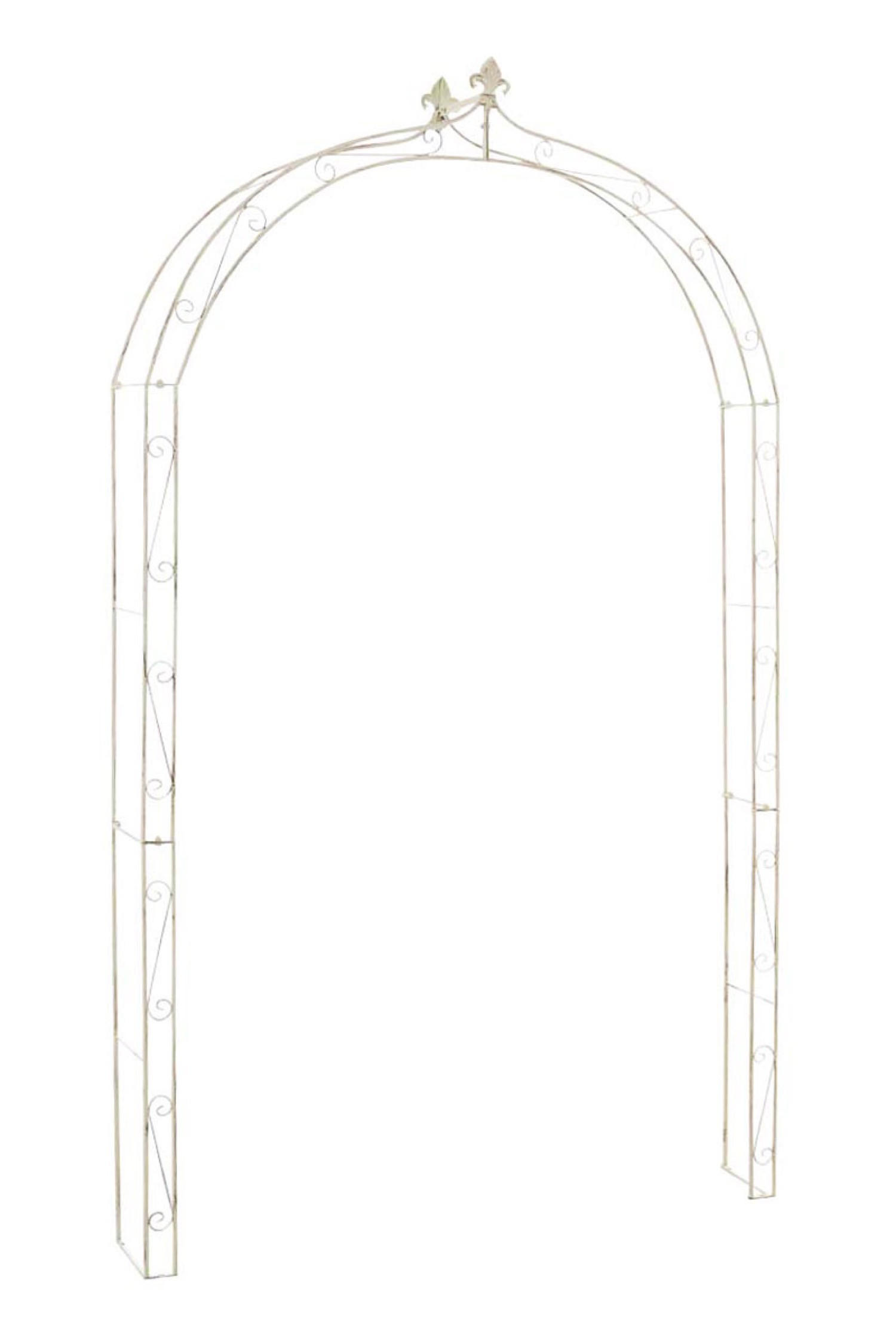 ROSENBOGEN Anra antik-creme - Naturfarben, Metall (143/246/25cm) - TPFGarden