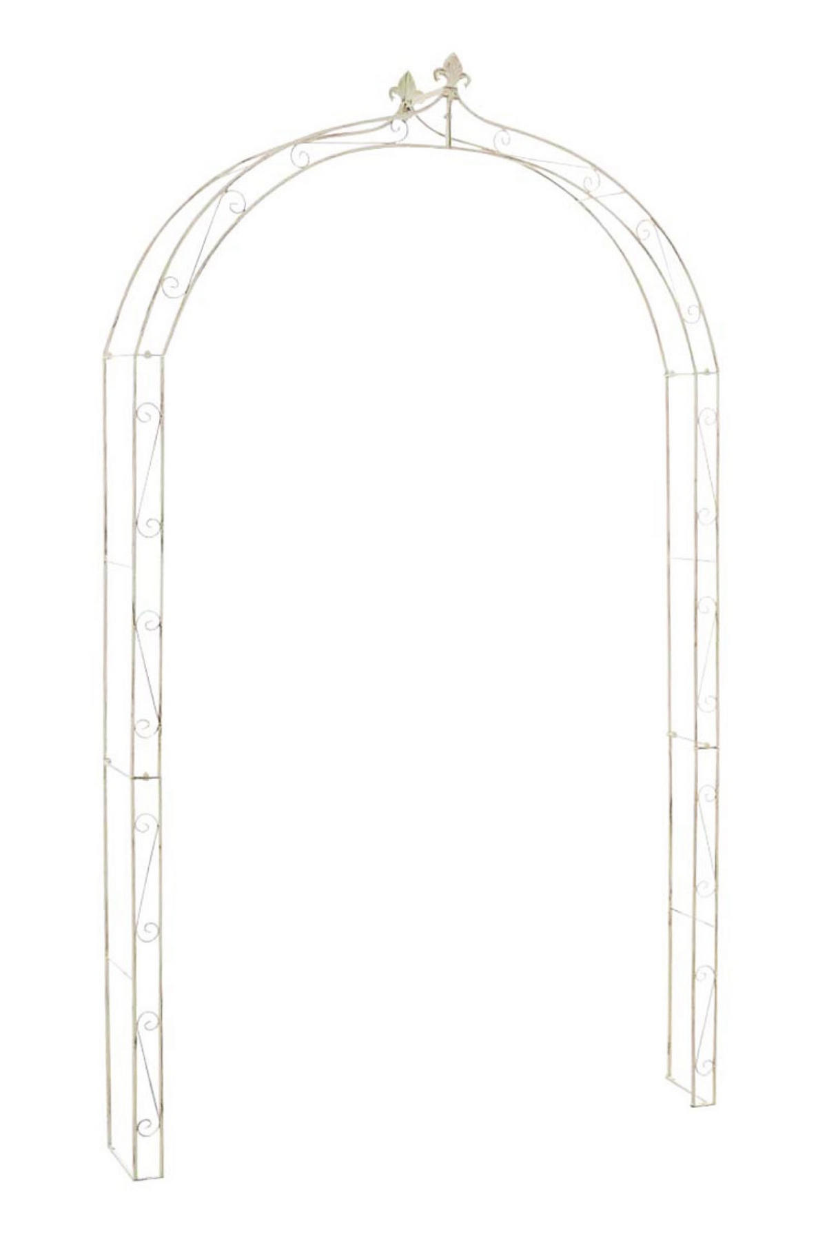 ROSENBOGEN Anra antik-creme - Naturfarben, Metall (143/246/25cm) - TPFGarden
