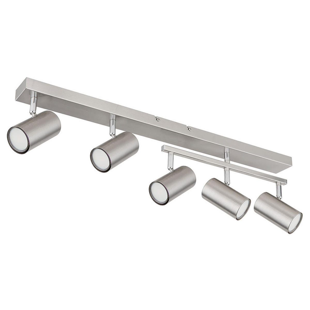 LED DECKENLEUCHTE Robby Metall Silber - Silberfarben, Metall (70/35/17cm) - Globo Lighting