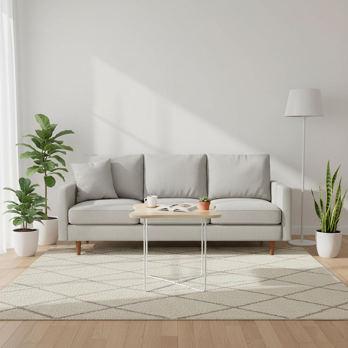 BEISTELLTISCH - Multicolor, Holzwerkstoff/Kunststoff (40/40/40cm) - Relaxdays