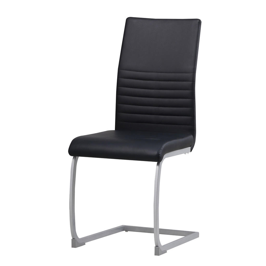 Thumbnail - Albatros Freischwinger, Schwarz, Metall, 4-Sitzer, 45x99x59 cm, Esszimmer, Stühle, Esszimmerstühle, Schwingstühle