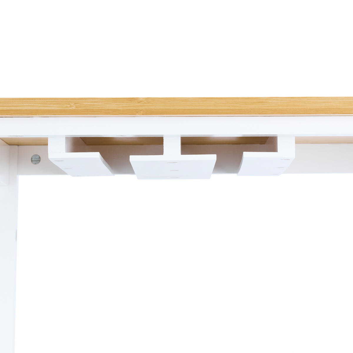 KÜCHENWAGEN - Weiß, Holz/Holzwerkstoff (92/83/40cm) - Relaxdays