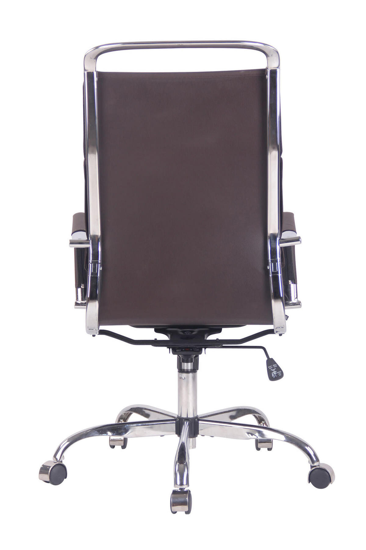 BÜROSTUHL Beta, Kunstleder Coffee - Cappuccino, Textil/Metall (58/120/63cm) - TPFLiving