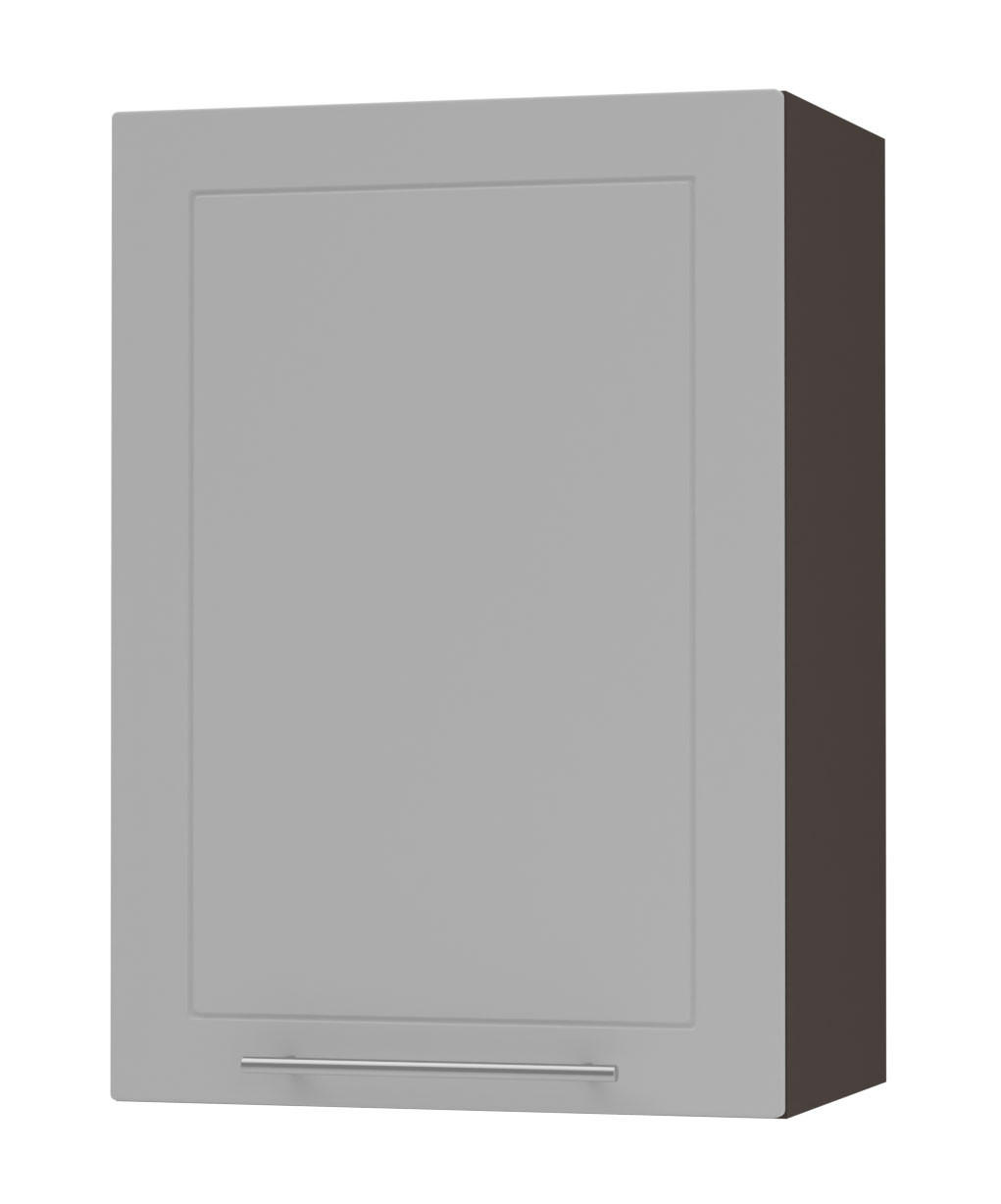 Feldmann-Wohnen Küchenhängeschrank Grau, Dunkelgrau 50x72x32.5 cm
