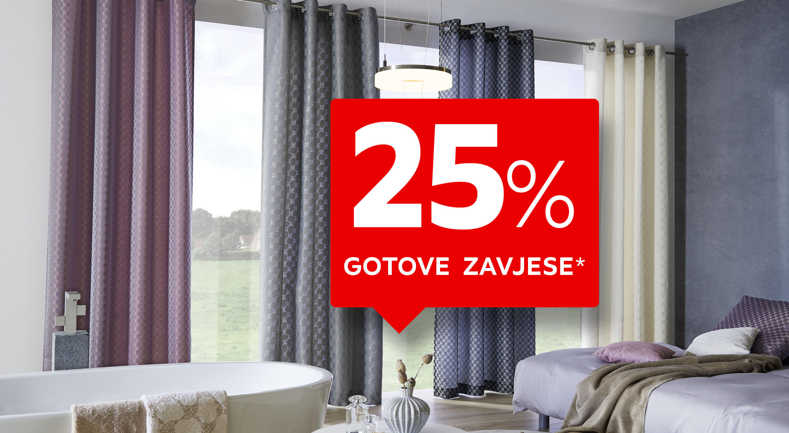 25% gotove zavjese*