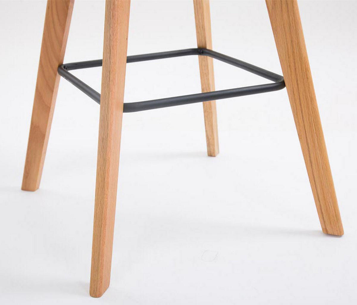 BARHOCKER 2er Set Meta Kunststoff natura weiß - Weiß, Holz/Kunststoff (48/112/56cm) - TPFLiving