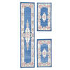 HANDTUFTTEPPICH Ming Bettumrandung 70x600 cm - Blau, Textil (70/600cm) - THEKO