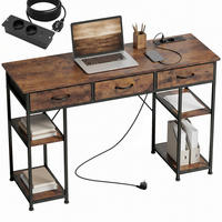 BÜROTISCH Rustikales Braun 1 Stück - Braun, Holzwerkstoff (40/120/76cm) - GiPP