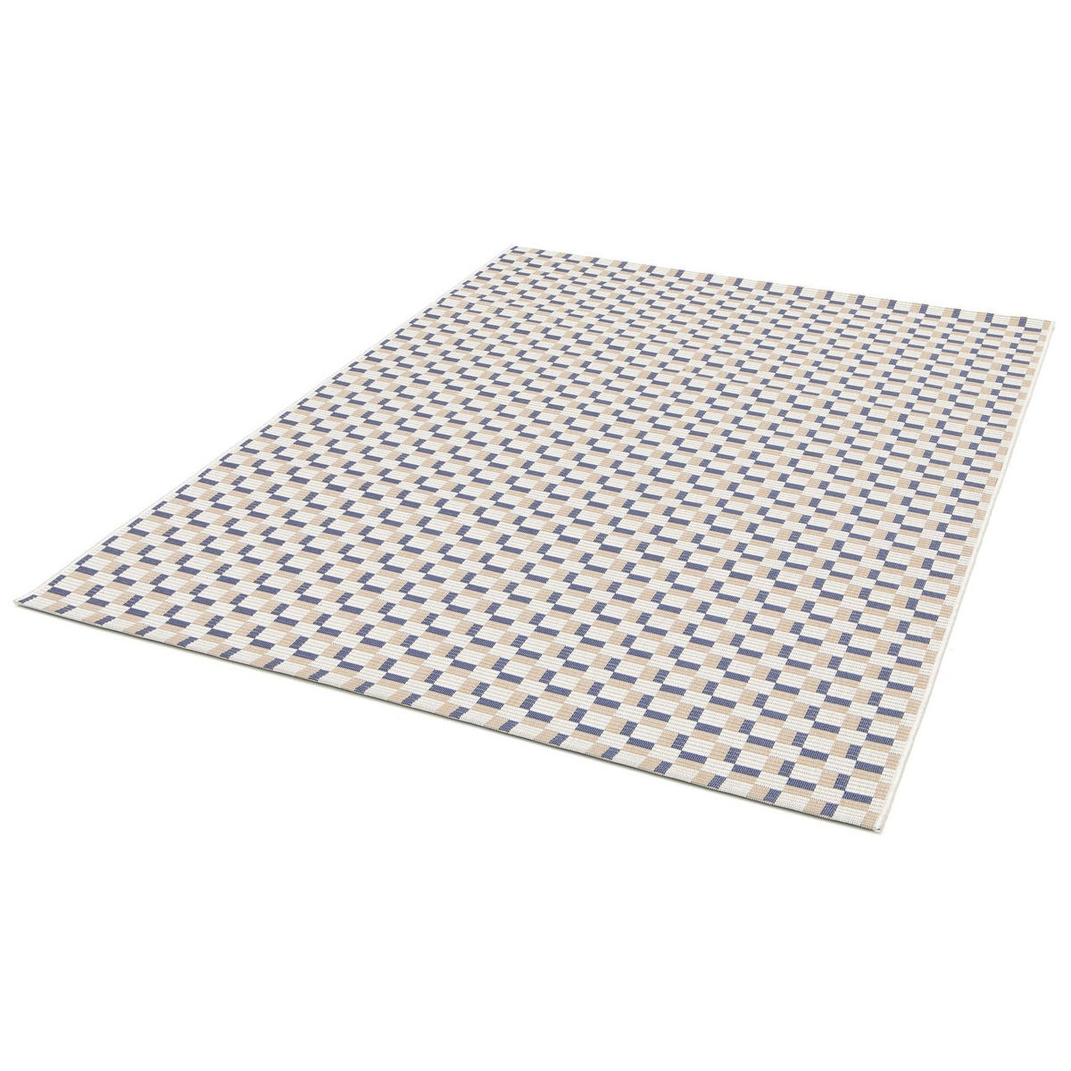 DESIGN Teppich für Innen und Außen blau - Blau, Textil (160/230cm) - AFK Living