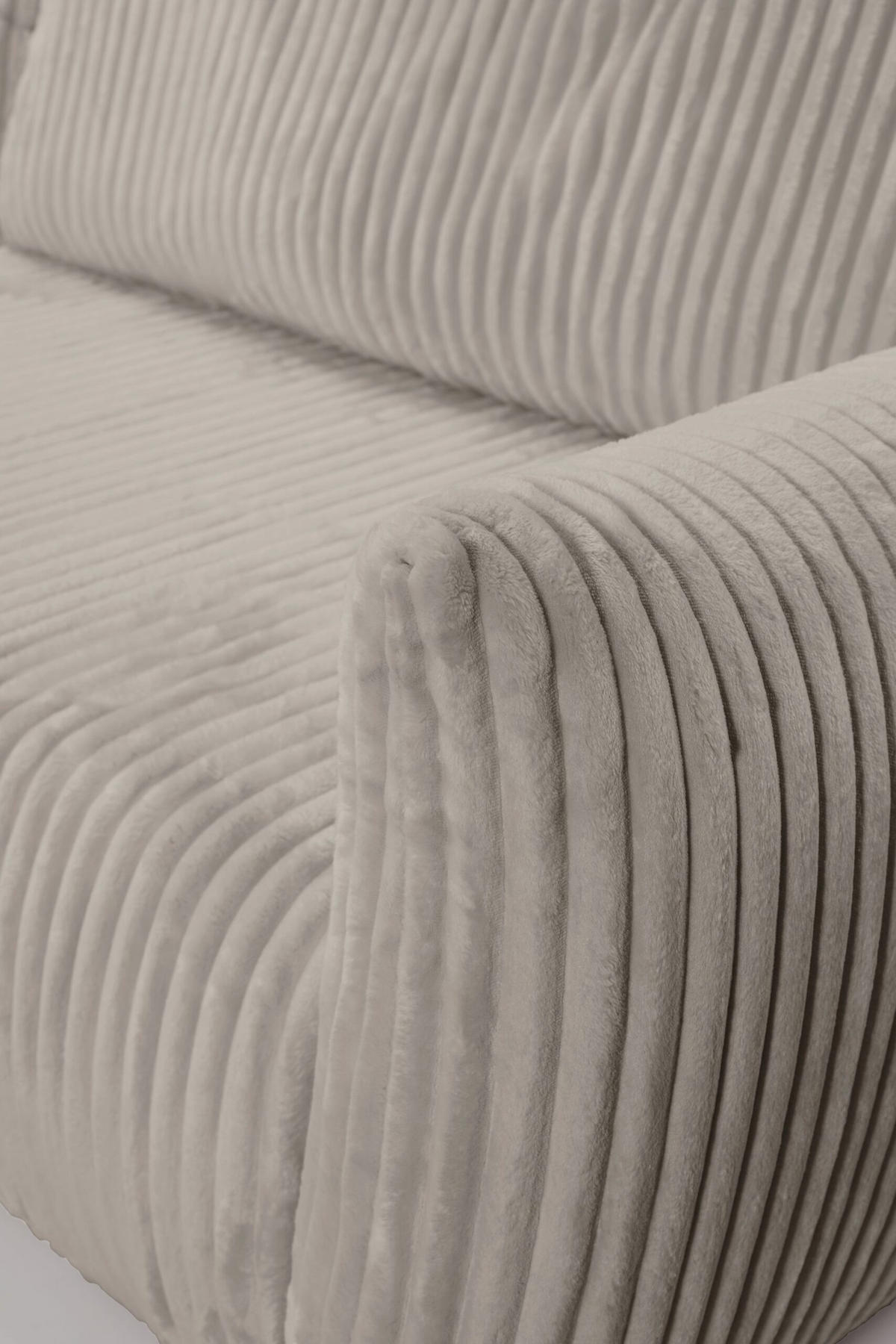 ECKSOFA HALLORA - Beige (Tilia 17) - Beige, Holzwerkstoff (257/177cm) - Möblo