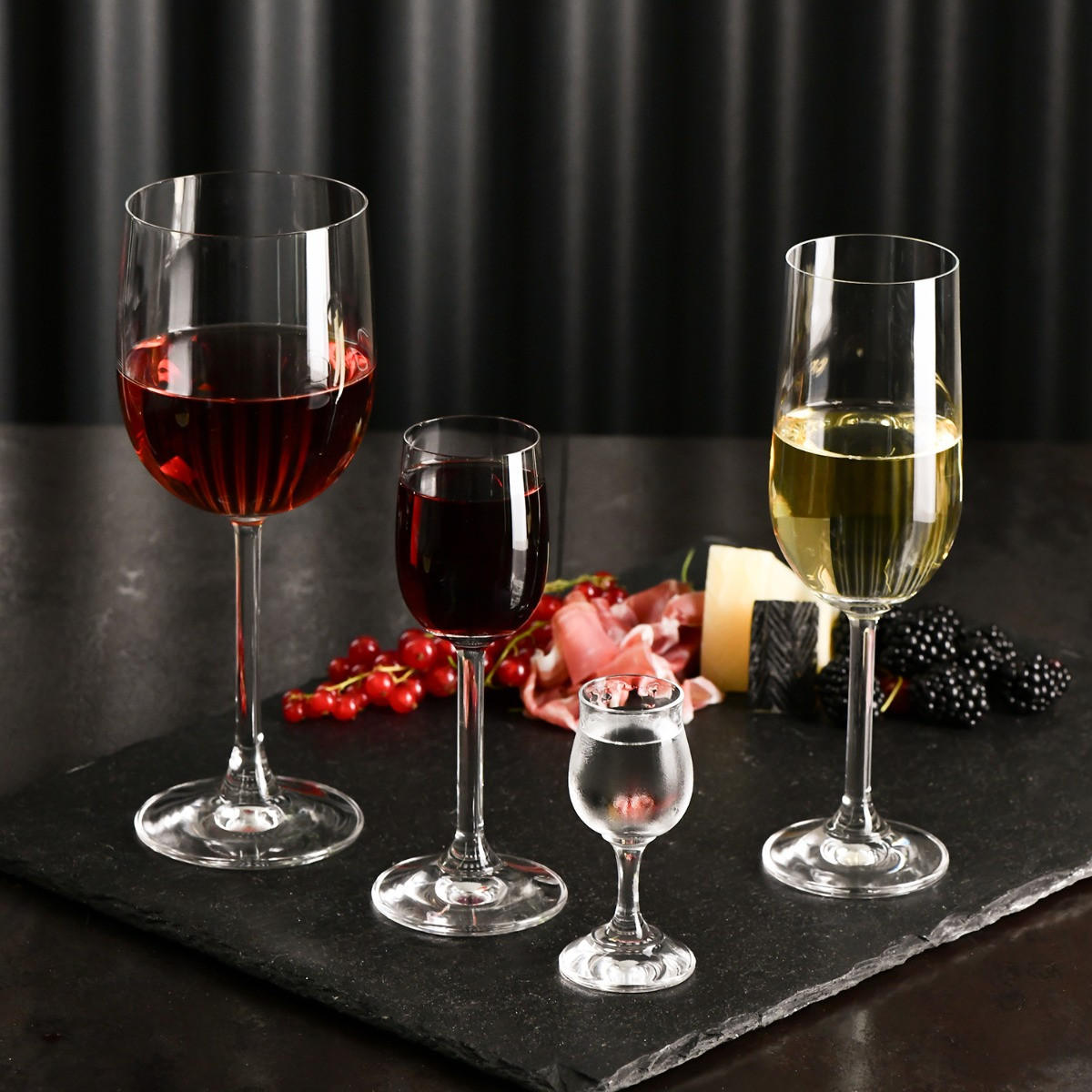 SCHNAPSGLÄSER GEMA, 6ER-SET, 25 ML - Transparent, Glas (0.025L) - Krosno Glass