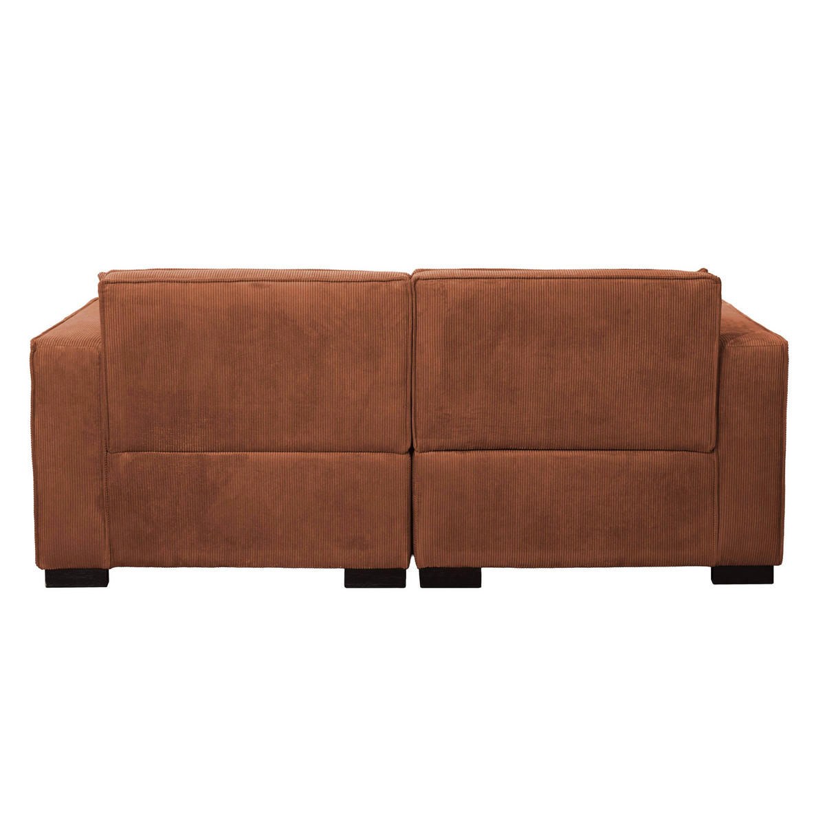 SOFA 2-Stizer, Terrakotta - Rot/Braun, Textil (180/76/90cm) - Oviala