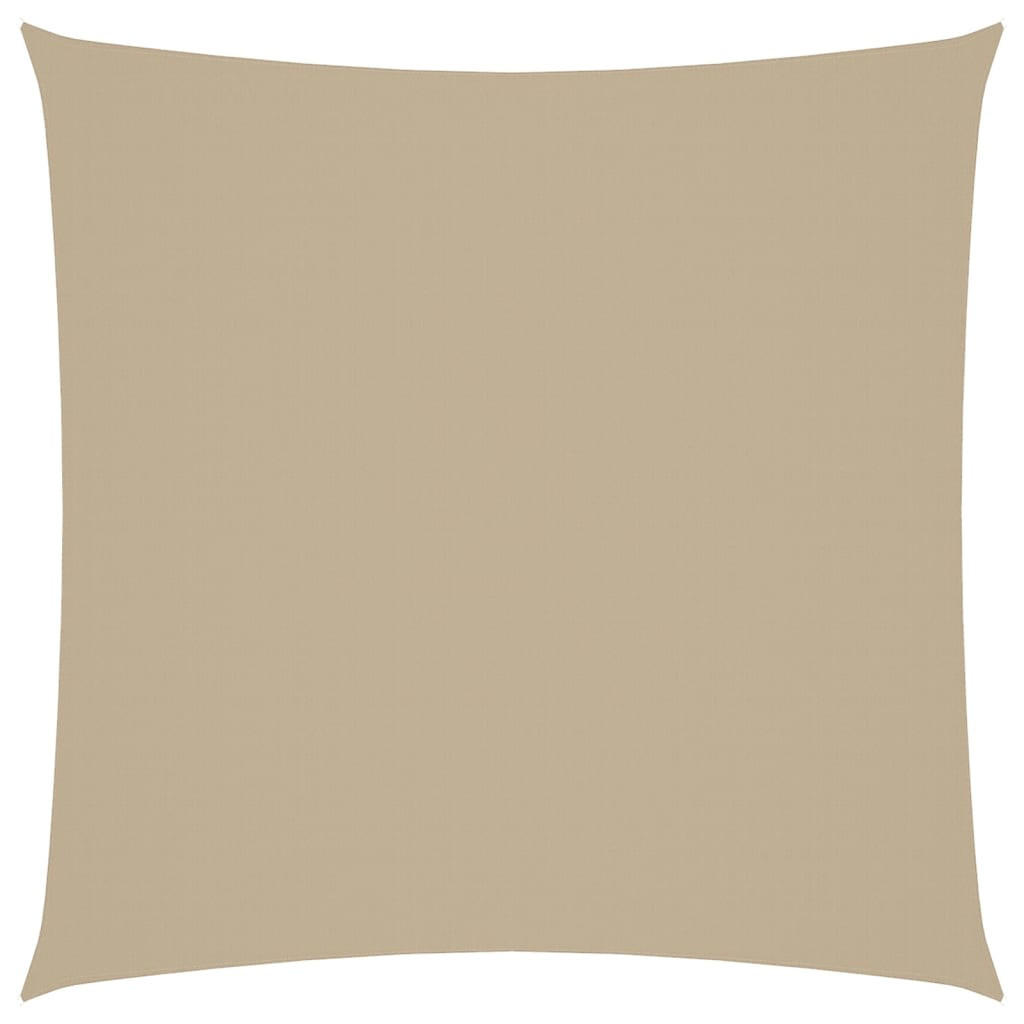 SONNENSEGEL Oxford-Gewebe Quadratisch 3,6x3,6 m Beige - Beige, Textil (360/360cm) - furnicato