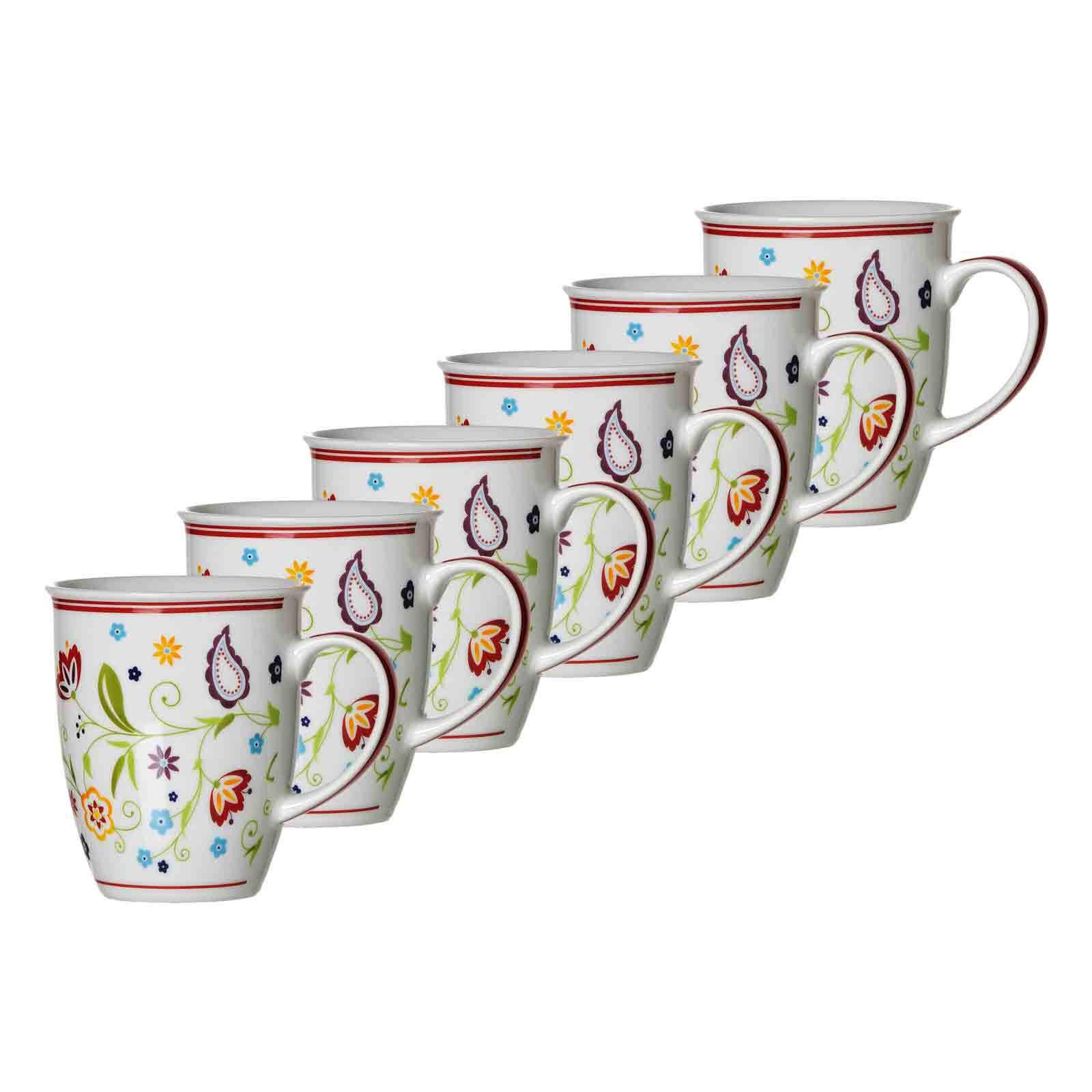 KAFFEEBECHER Shanti bunt 320 ml 6er Set - Multicolor, Keramik (0.32L) - Ritzenhoff Breker