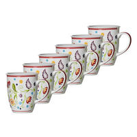 KAFFEEBECHER Shanti bunt 320 ml 6er Set - Multicolor, Keramik (0.32L) - Ritzenhoff Breker