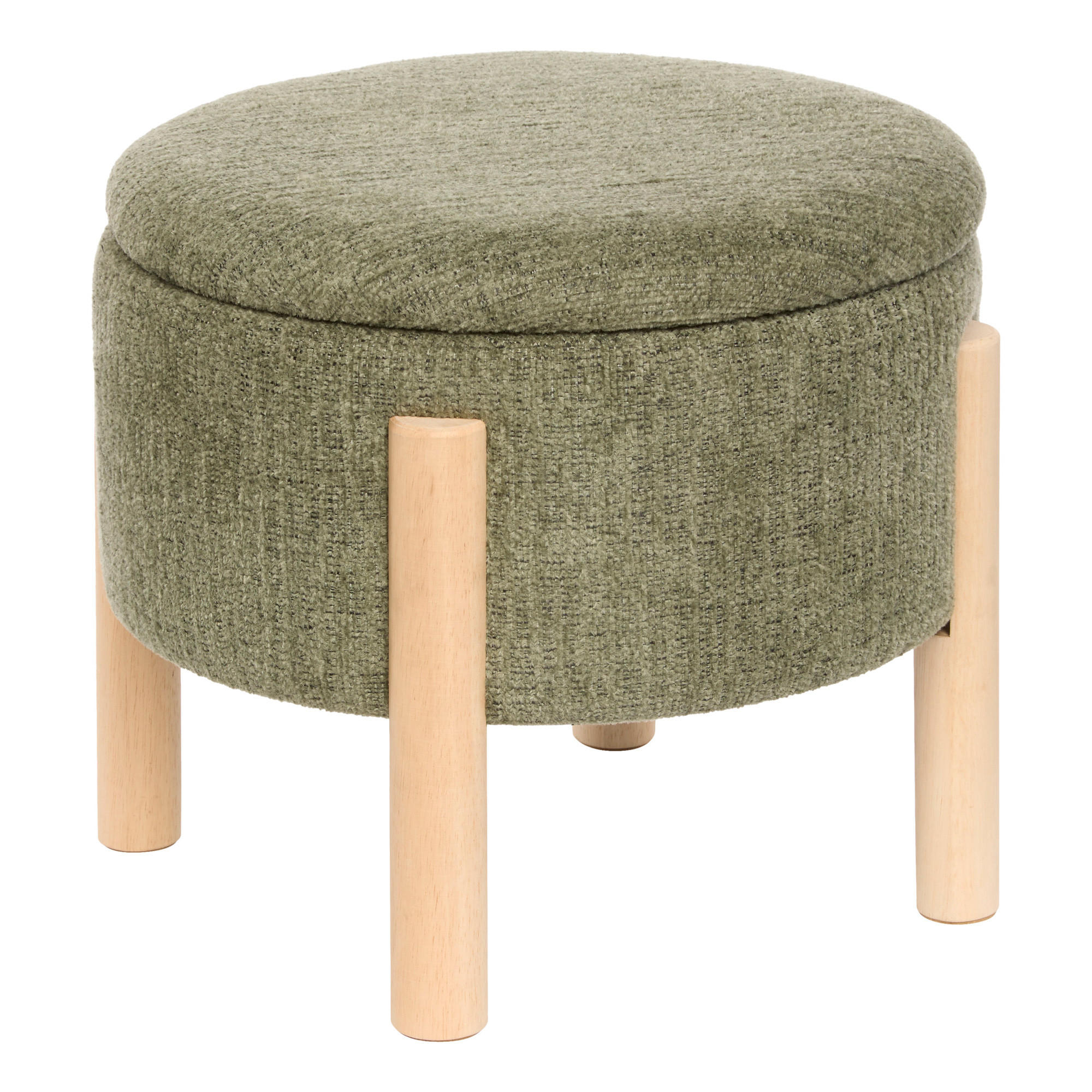 Atmosphera Createur d´interieur Pouf Olivgrün 45.5x37x45.5 cm