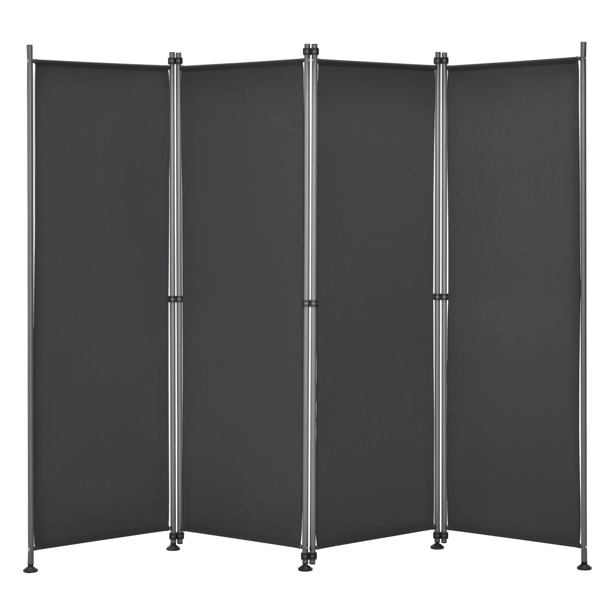 SICHTSCHUTZ Modica - Schwarz, Textil/Metall (215/170cm) - pro.tec