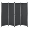 SICHTSCHUTZ Modica - Schwarz, Textil/Metall (215/170cm) - pro.tec