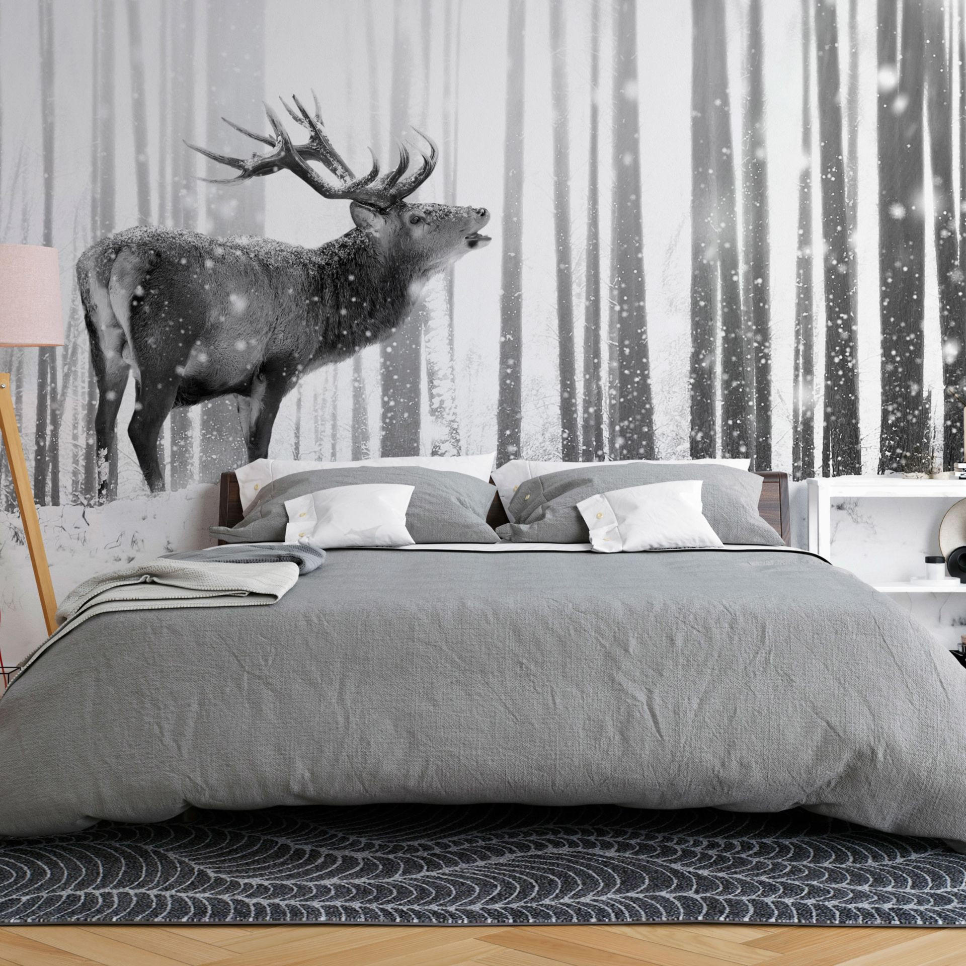 SELBSTKLEBENDE FOTOTAPETE 98/70 cm - Schwarz, Kunststoff/Textil (98/1cm) - KUNSTLOFT