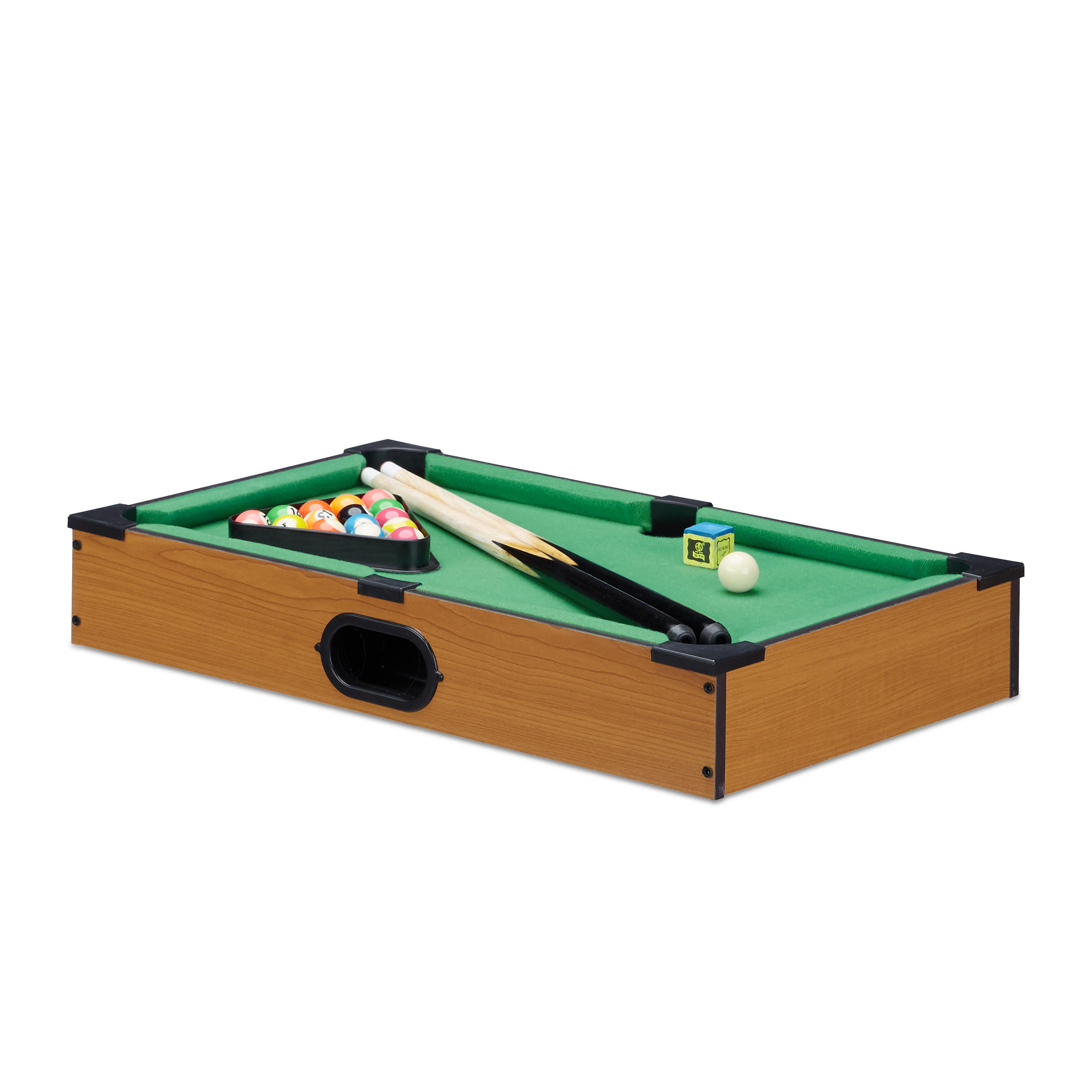 TISCHBILLARD - Multicolor, Holzwerkstoff/Kunststoff (51/31cm) - Relaxdays