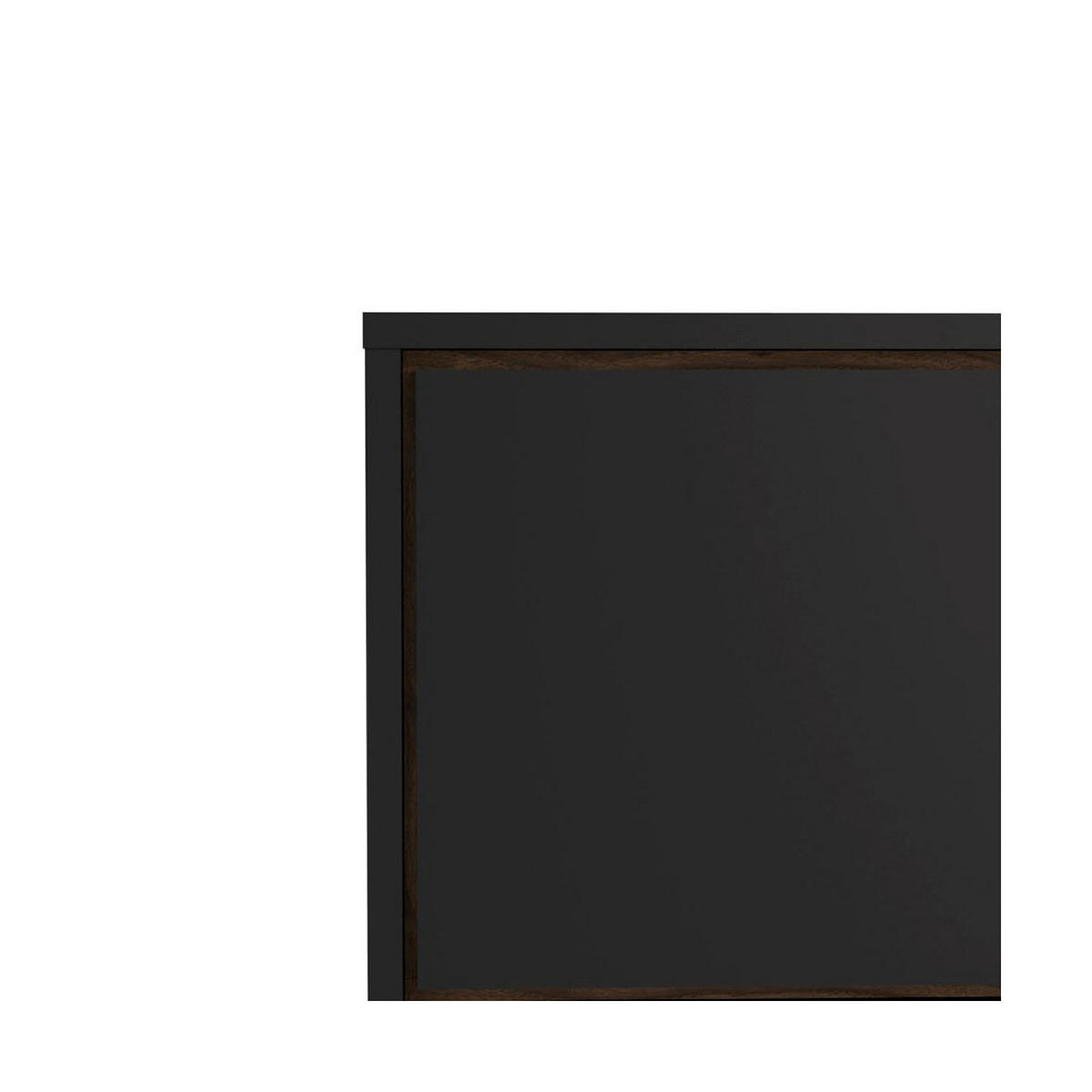 TV-ELEMENT Rye Schwarz 150/40/60 cm - Schwarz, Holzwerkstoff (150/60/40cm) - ebuy24