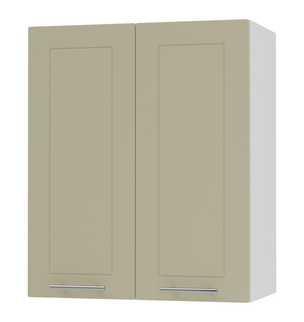 KÜCHENHÄNGESCHRANK Kvantum W3/60 Vanille Matt / Weiß Matt 60 / 32,5 / 72cm - Creme/Weiß, Holz/Holzwerkstoff (60/72/32.5cm) - Feldmann-Wohnen