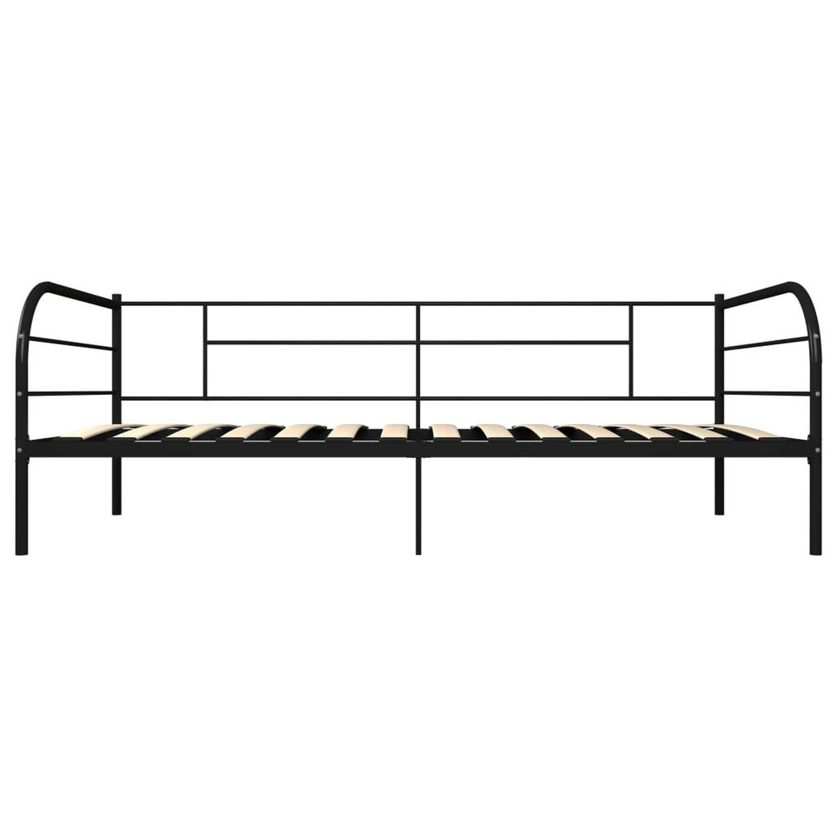 METALLBETT Herbert 96/207 cm - Schwarz, Metall (90/200cm) - Nettlife