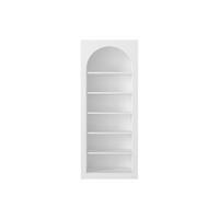BÜCHERREGAL - 74 cmcm x 35 cmcm - Holz, Platte - Weiß - CYMORA - Weiß, Holz (74/180/35cm) - Vente-Unique