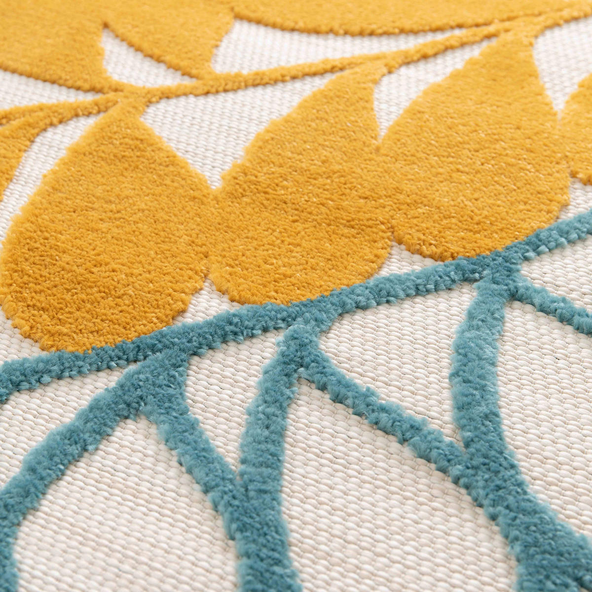 TEPPICH, Weiß - Weiß, Textil (200/290cm) - Oviala