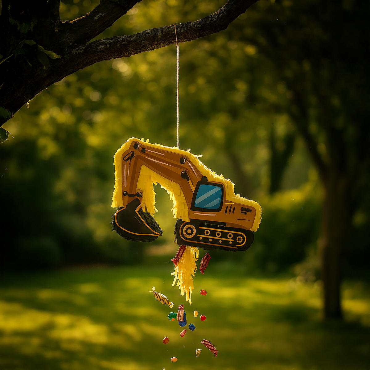 PINATA - Multicolor, Papier/Wellpappe (45/33/10cm) - Relaxdays