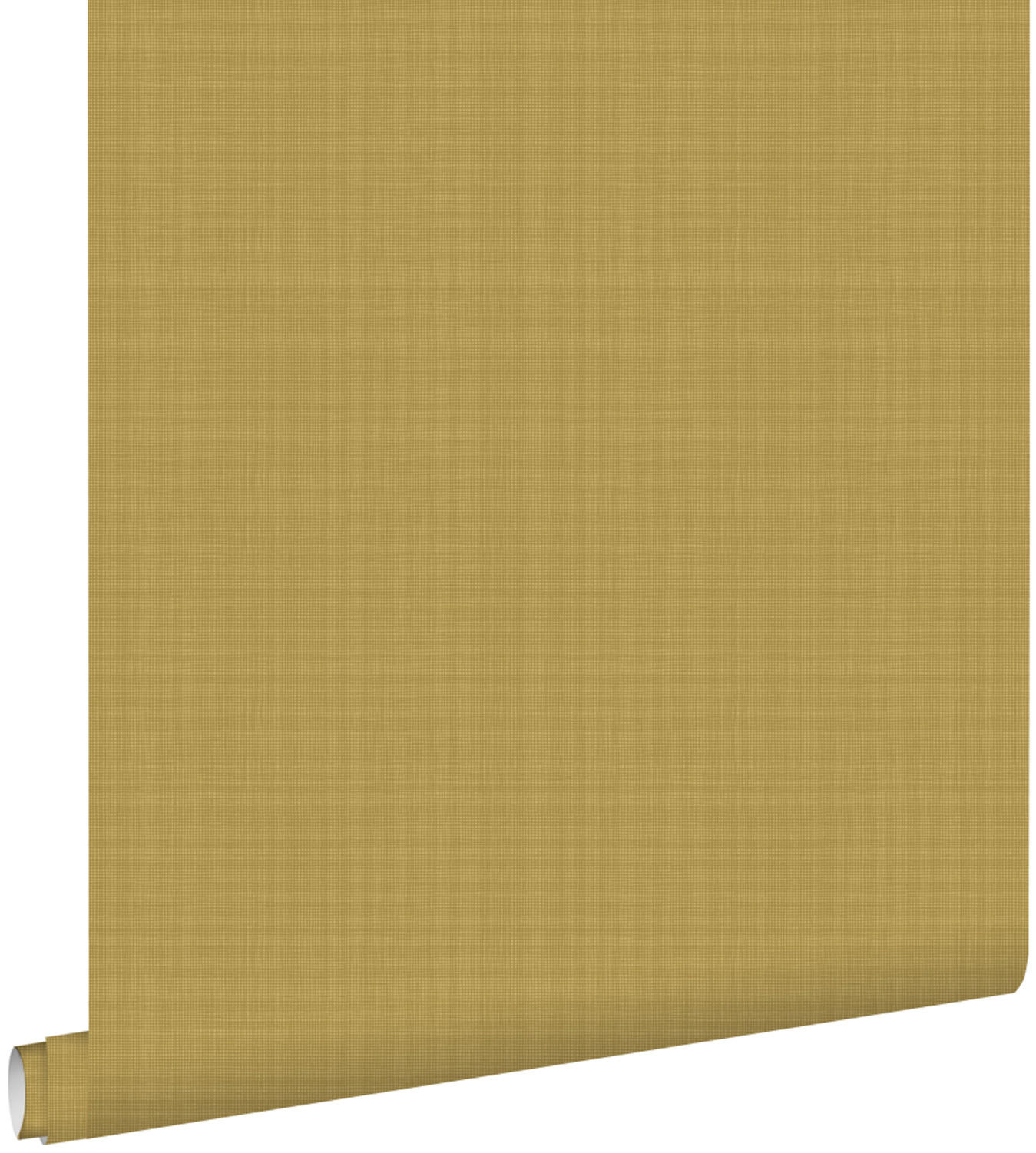 TAPETE Leinen-Optik 53 cm x 10.05 m - Gelb, Papier (53/1000cm) - ESTAhome