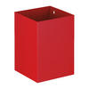 PAPIERKORB Viereckig Zur Optionalen Wandmontage 21 Liter Rot - Rot, Metall (24.8/35.2/24.8cm) - PROREGAL
