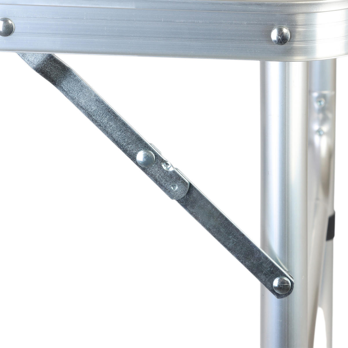 CAMPINGTISCH - Weiß, Holzwerkstoff/Kunststoff (55/75/70cm) - Relaxdays