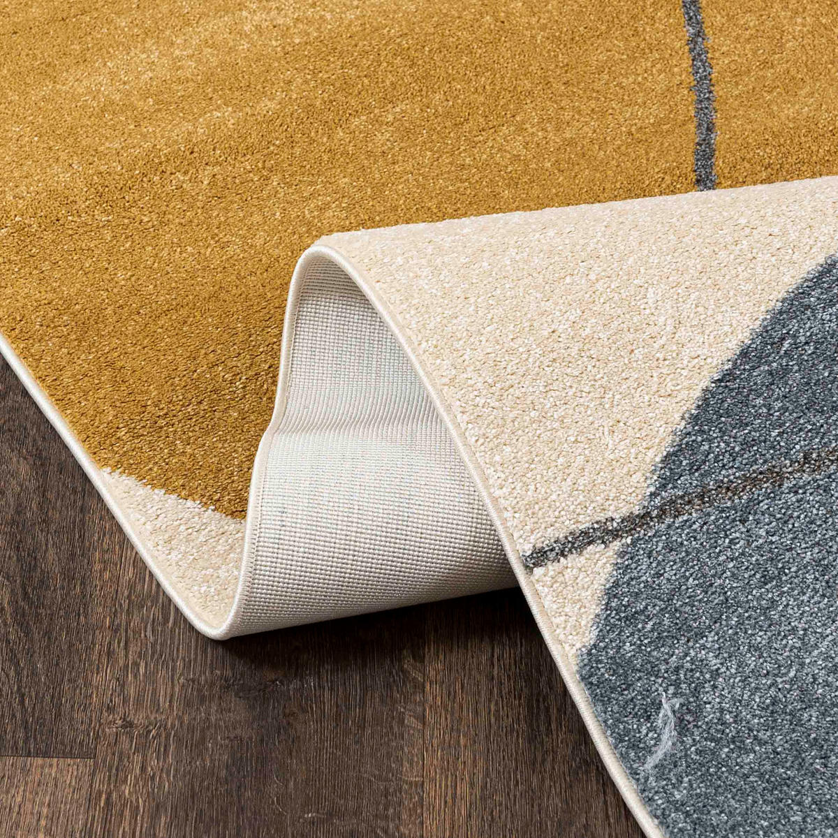 TEPPICH Beige Geometrisch In-Outdoor Pflanzlich Kurzflor Rechteckig 180 x 250 cm - Rotbraun/Beige, Textil (180/250cm) - Mazovia
