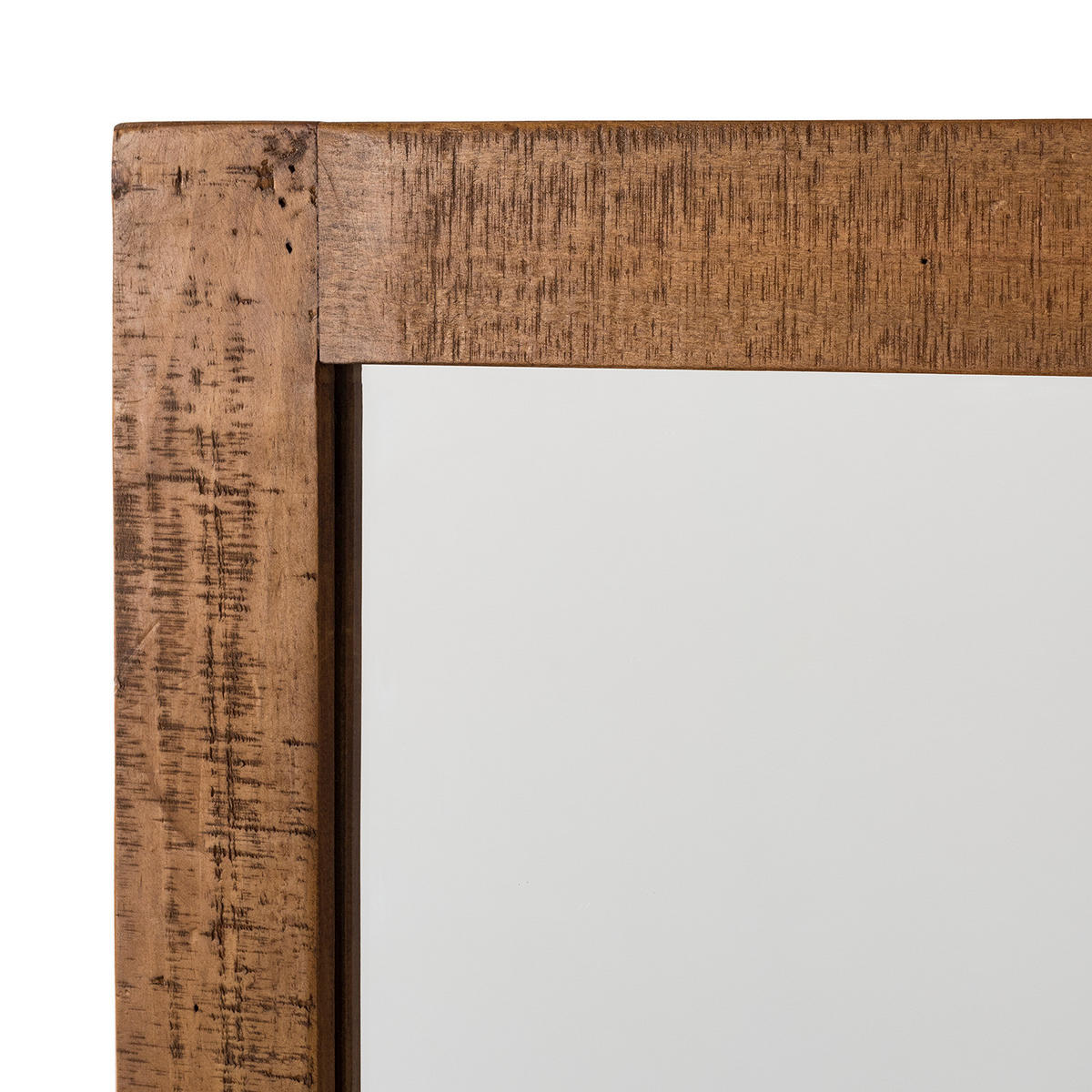 SPIEGEL - Pinie massiv - Pinie Dunkel - Braun, Holz (68/69/22cm) - home24