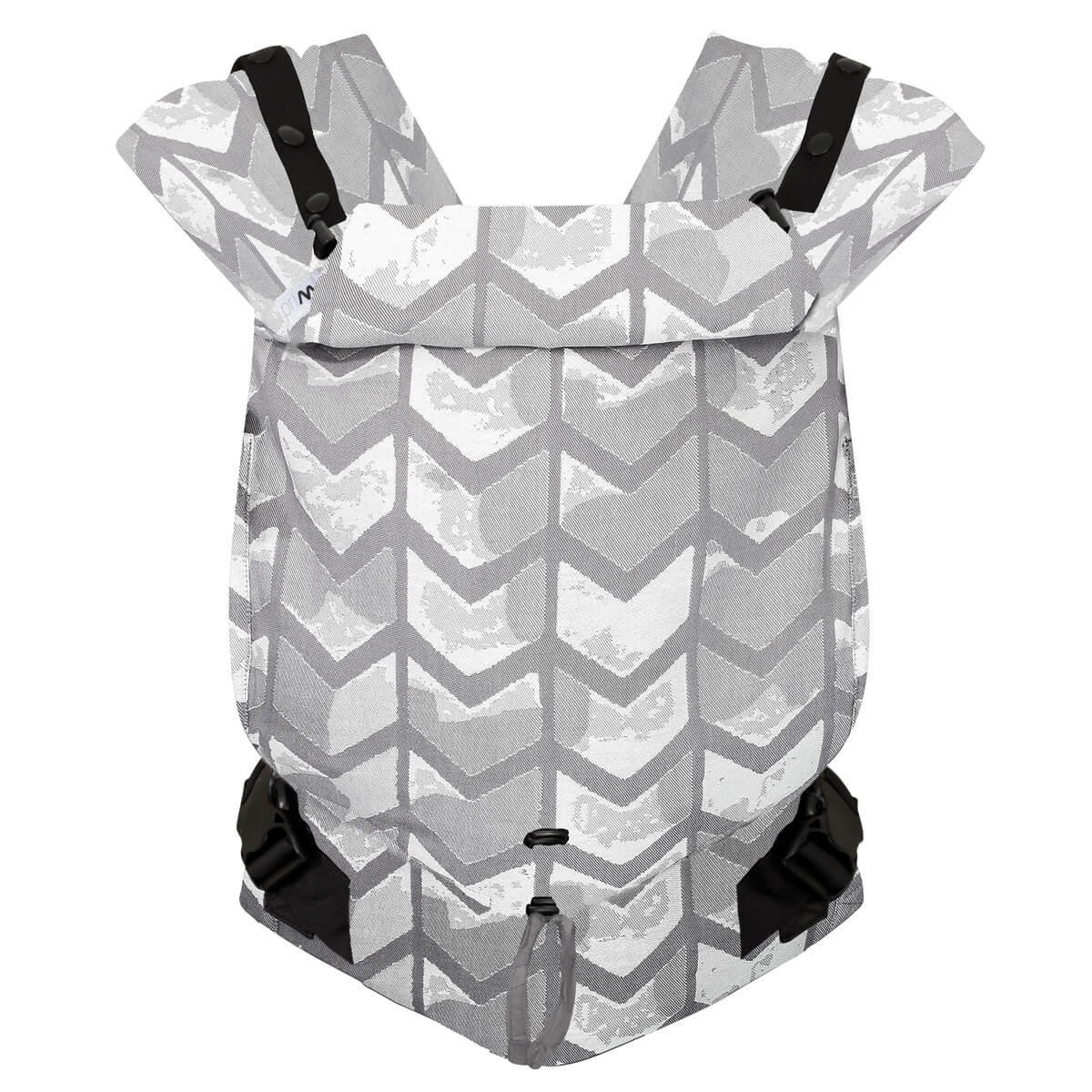 BABYTRAGE Primeo - Hellgrau/Grau, Textil (26.5/7.2/38.5cm) - Hoppediz