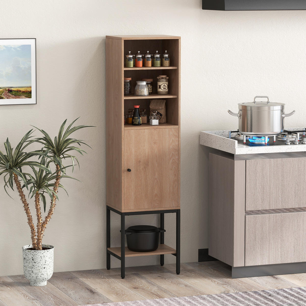 STANDREGAL Braun - Braun, Holz (30/145/38cm) - COSTWAY