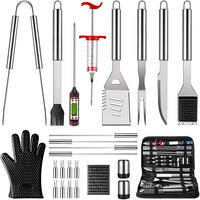 GRILLBESTECK 25-teiliges Set - Multicolor, Metall (43.5cm)